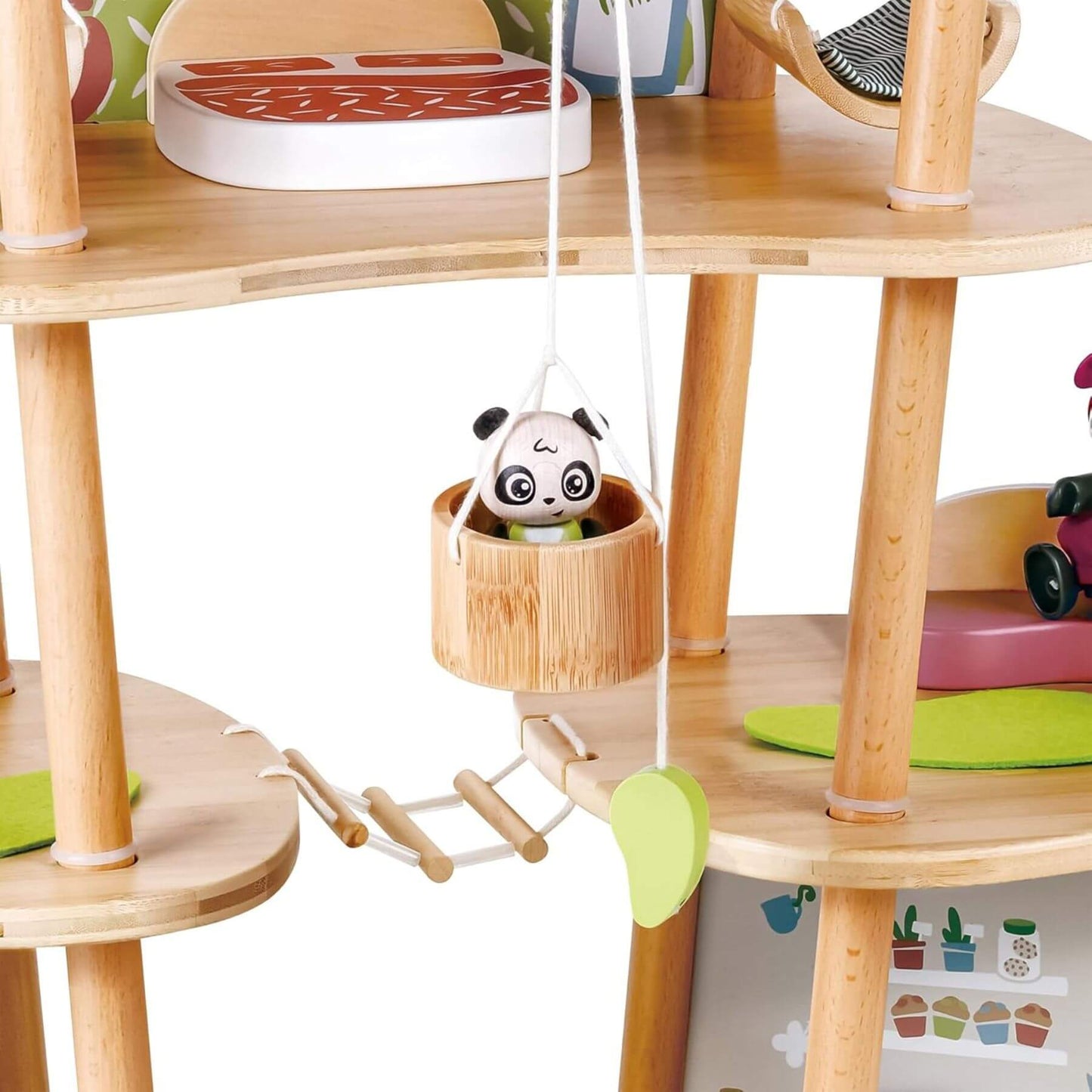 Detail of Hape Pandas’ Bamboo House