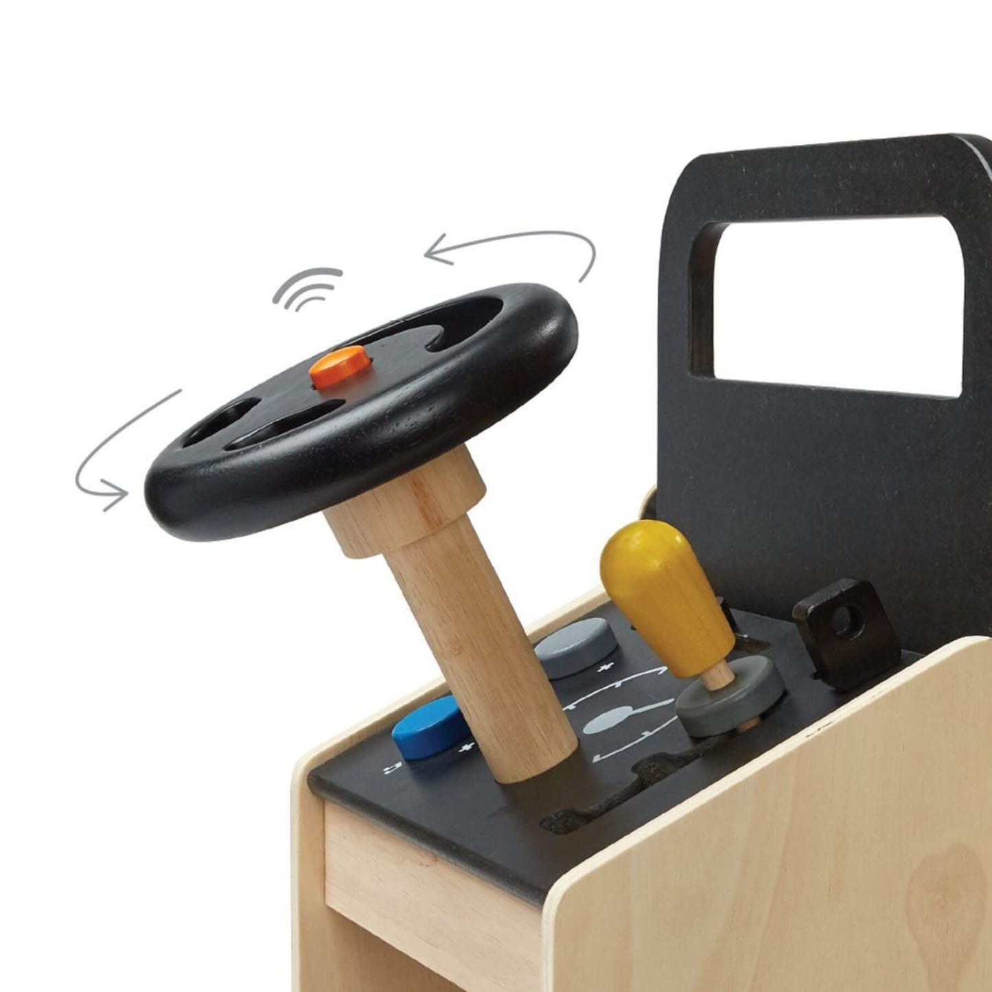 Close-up of PlanToys Motor Mechanic