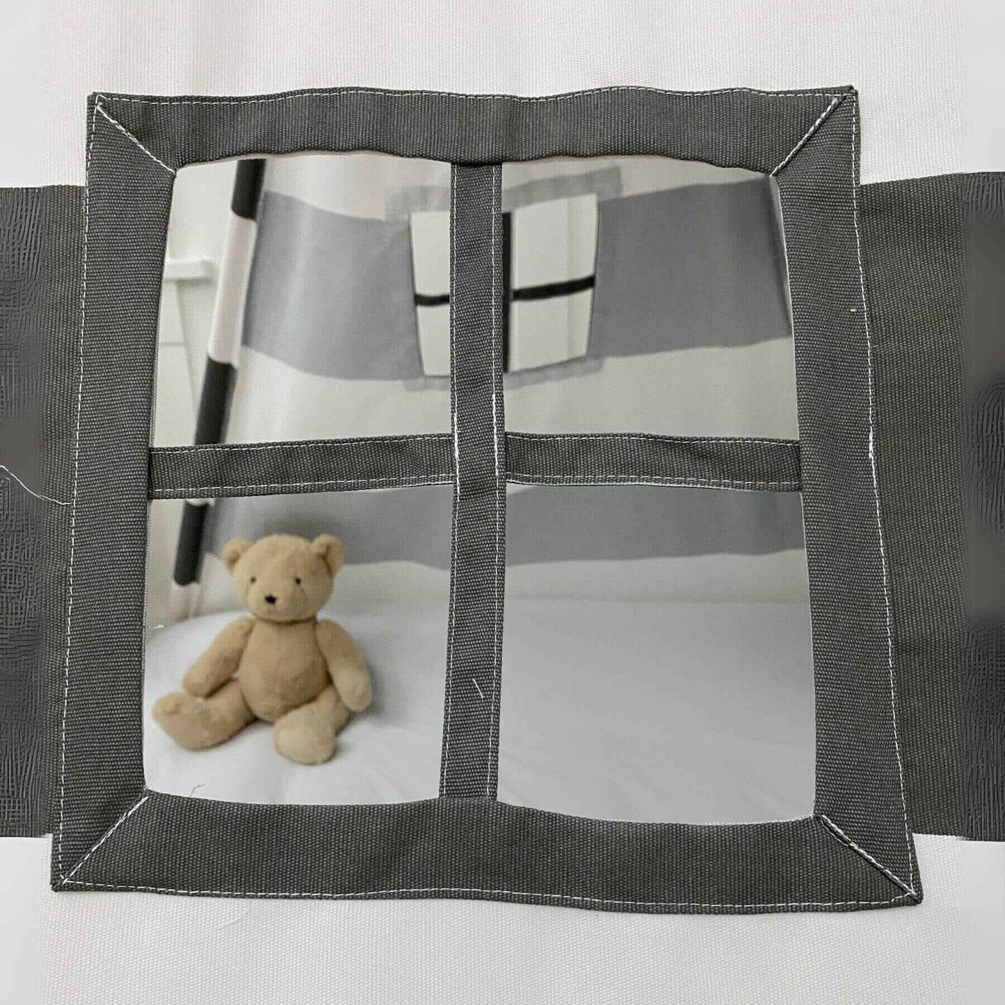 Window of Domestic Objects Play Tent Canopy No Doors, Grey
