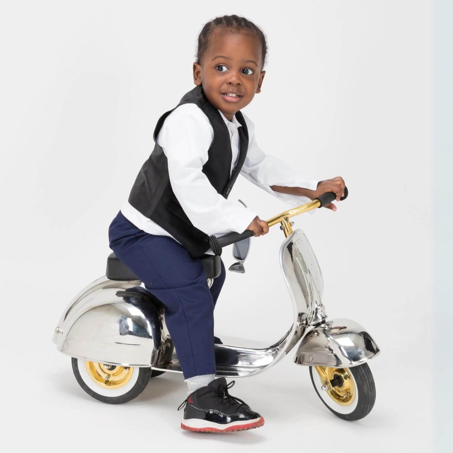 Primo Ride On Kids Toy DELUXE Stainless Steel (Limited Edition) - Lifestyle
