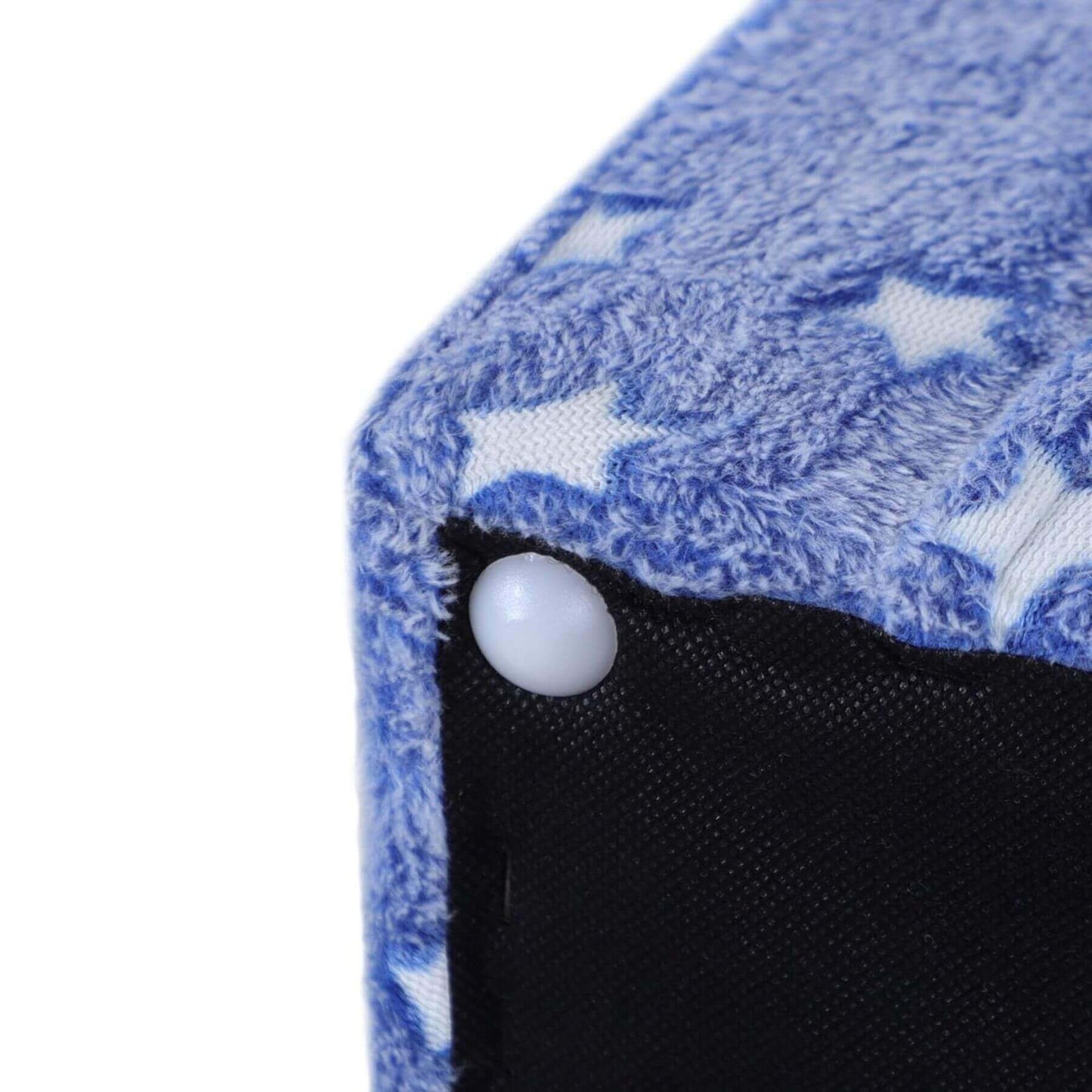Close-up of Qaba Kids Sofa with Glowing Star Design Blue