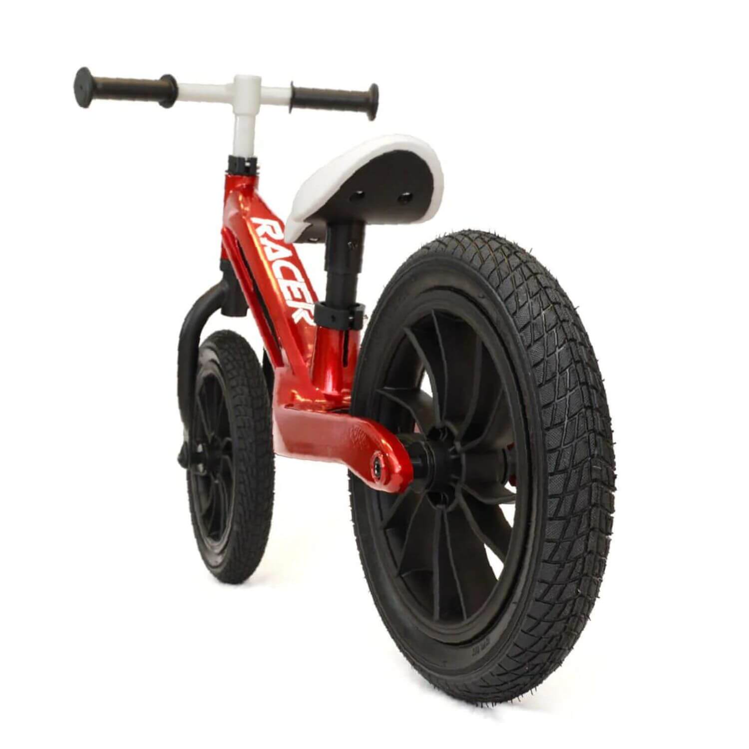 Q-Play Racer Balance Bike Red - Back View