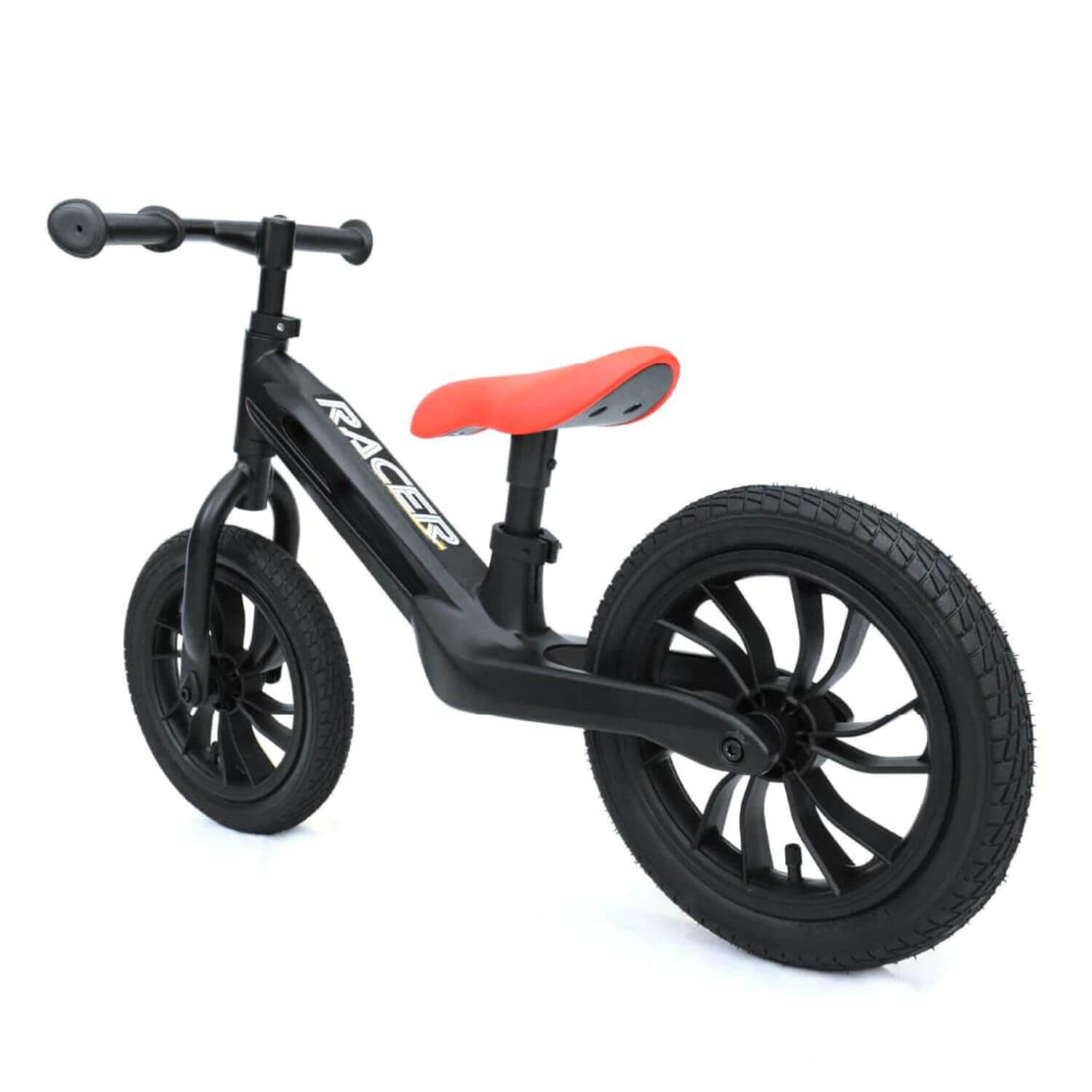 Q-Play Racer Balance Bike Black - Back