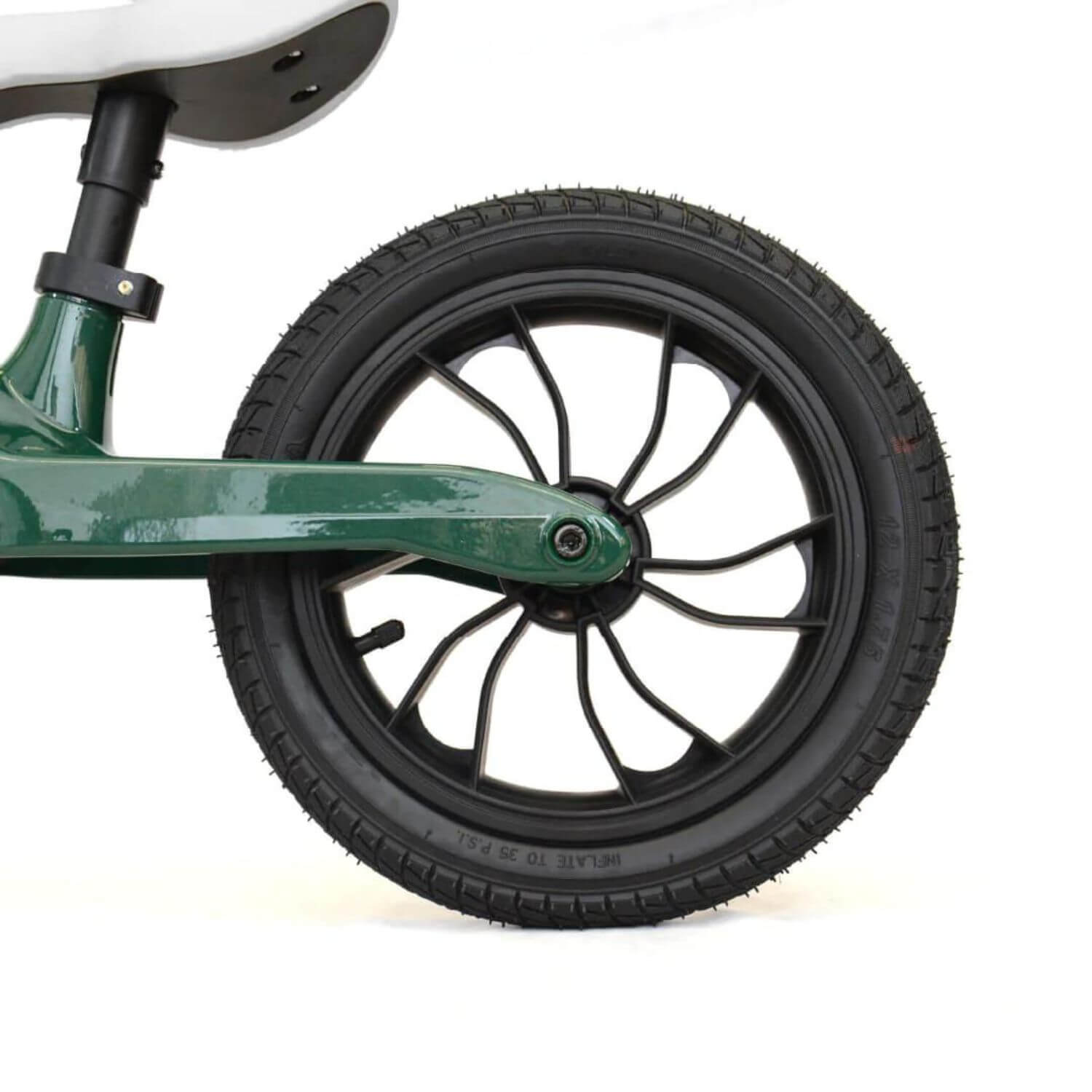 Q-Play Racer Balance Bike Green - Detail