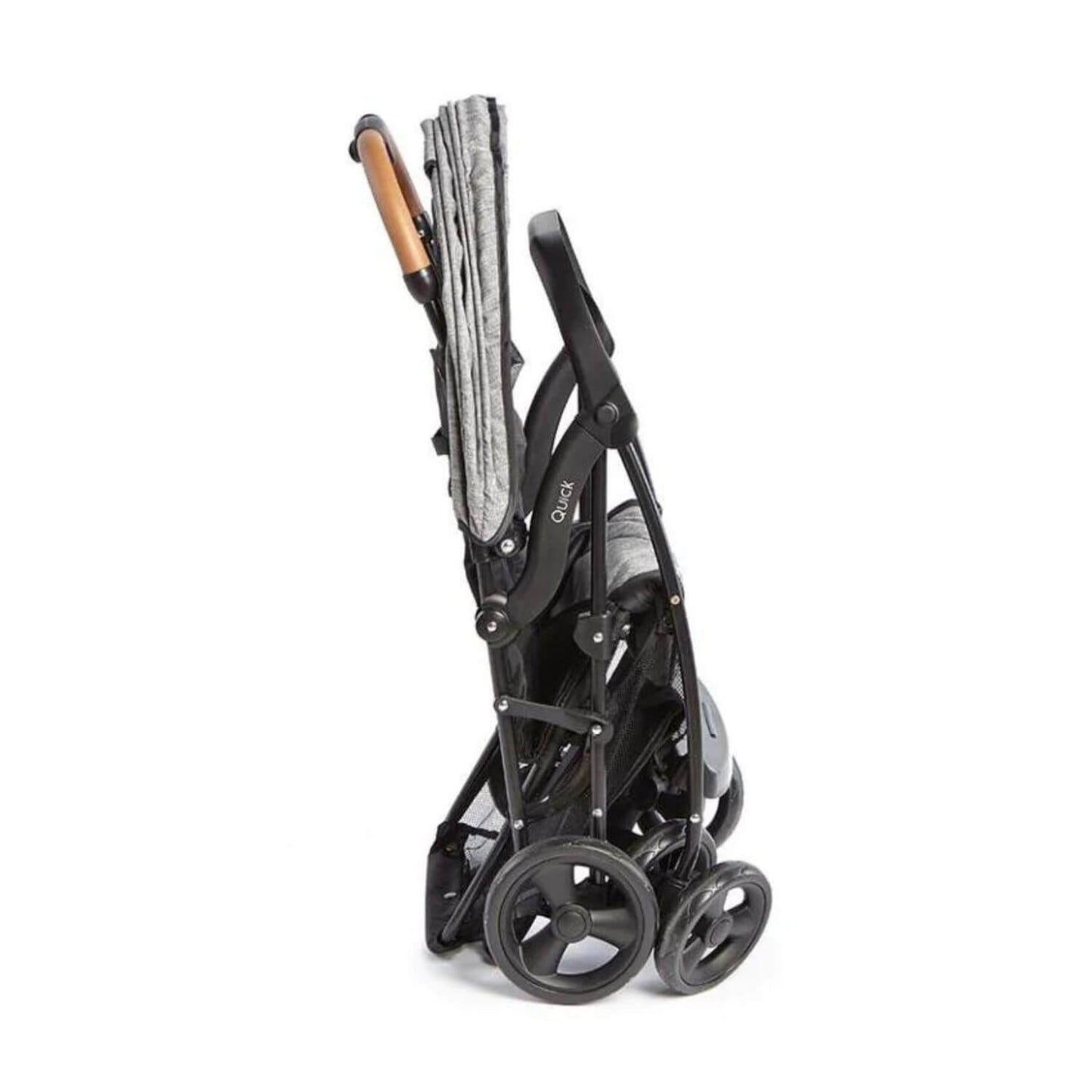 Contours Quick Lightweight Stroller in Gray - Folded