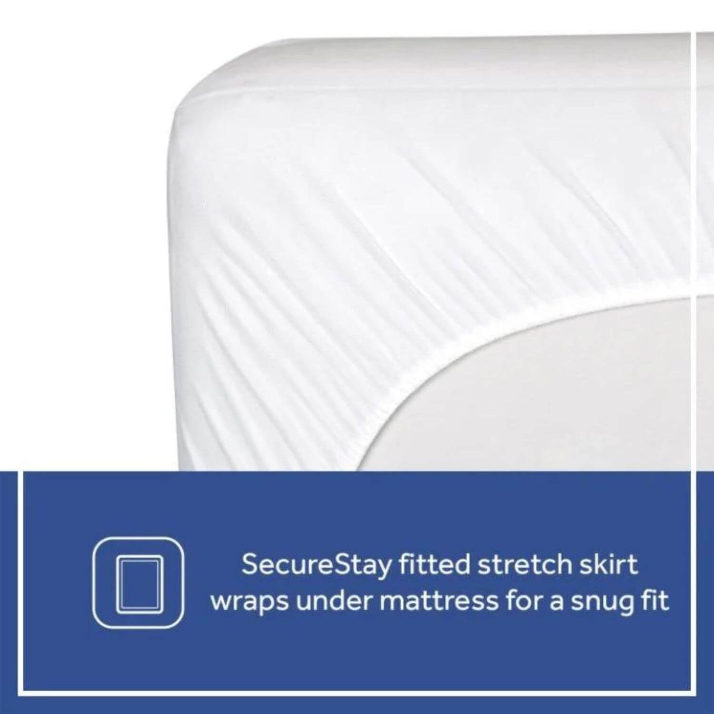 Sealy Quilted Fitted Crib Mattress Pad with Organic Cotton Top - Detail
