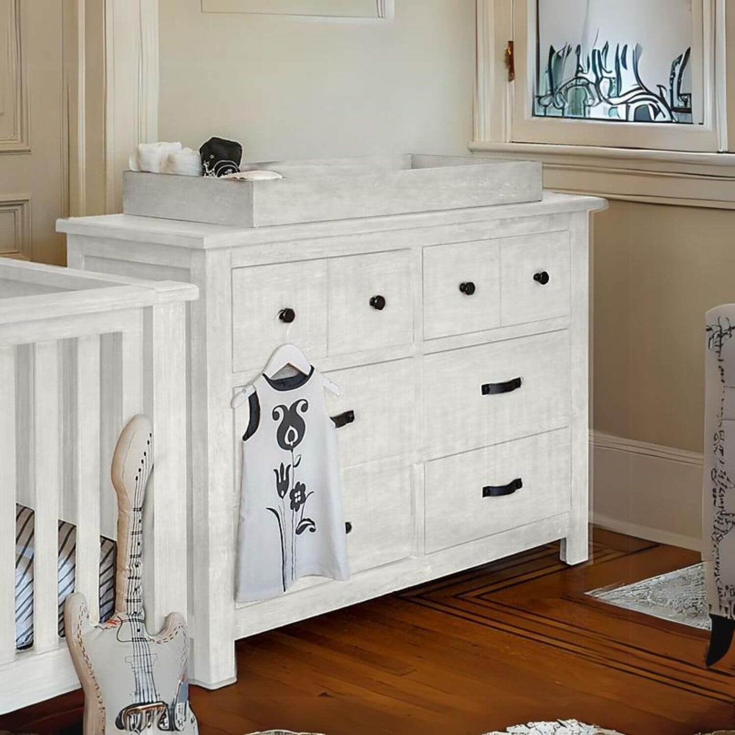Milk Street Baby Relic Changer Tray Cloud - Lifestyle