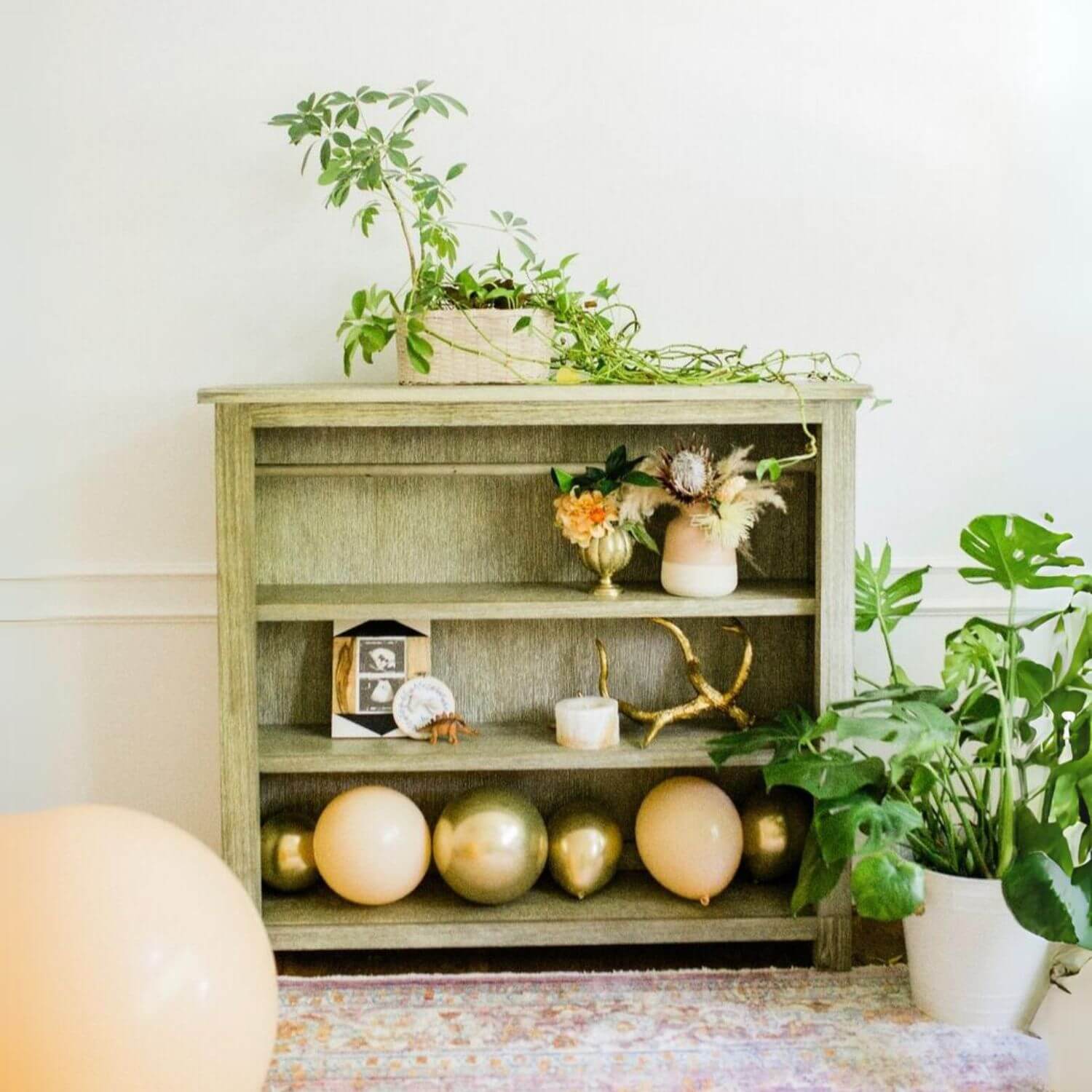 Milk Street Baby Relic Hutch/Bookcase Fossil - Lifestyle