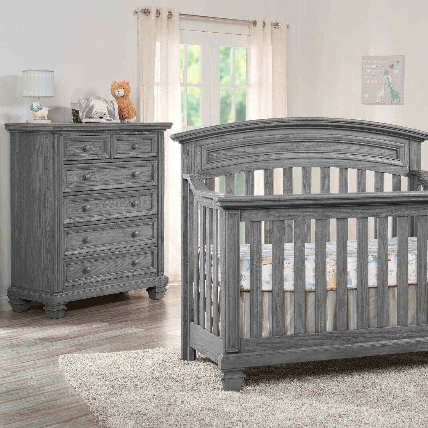 Soho Baby Richmond 6-Drawer Chest | Brushed Gray