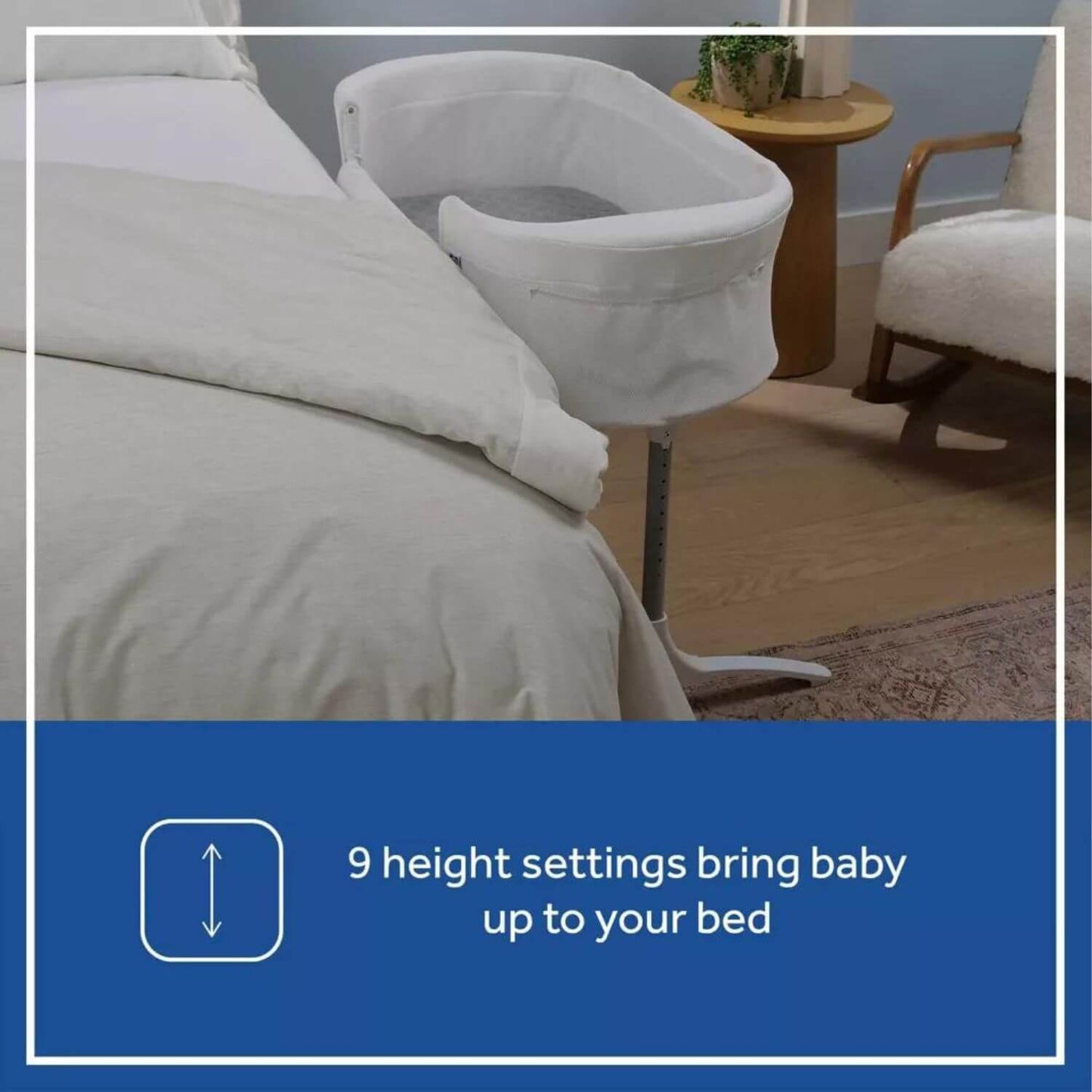 Sealy Airy Dreams Breathable 2-in-1 Baby Bassinet and Bedside Sleeper - Lifestyle