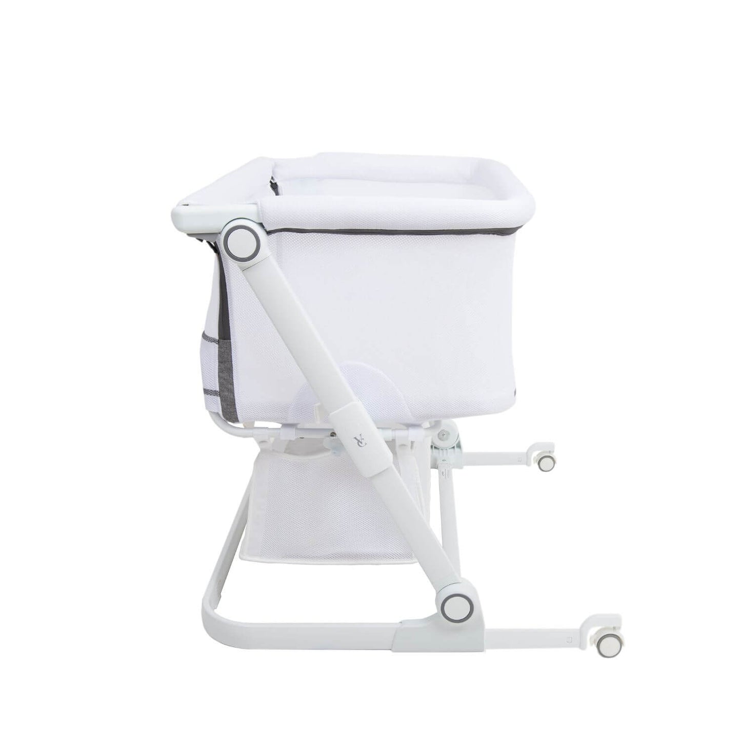 Venice Child Sunset Dreaming Bedside Bassinet | White - Side