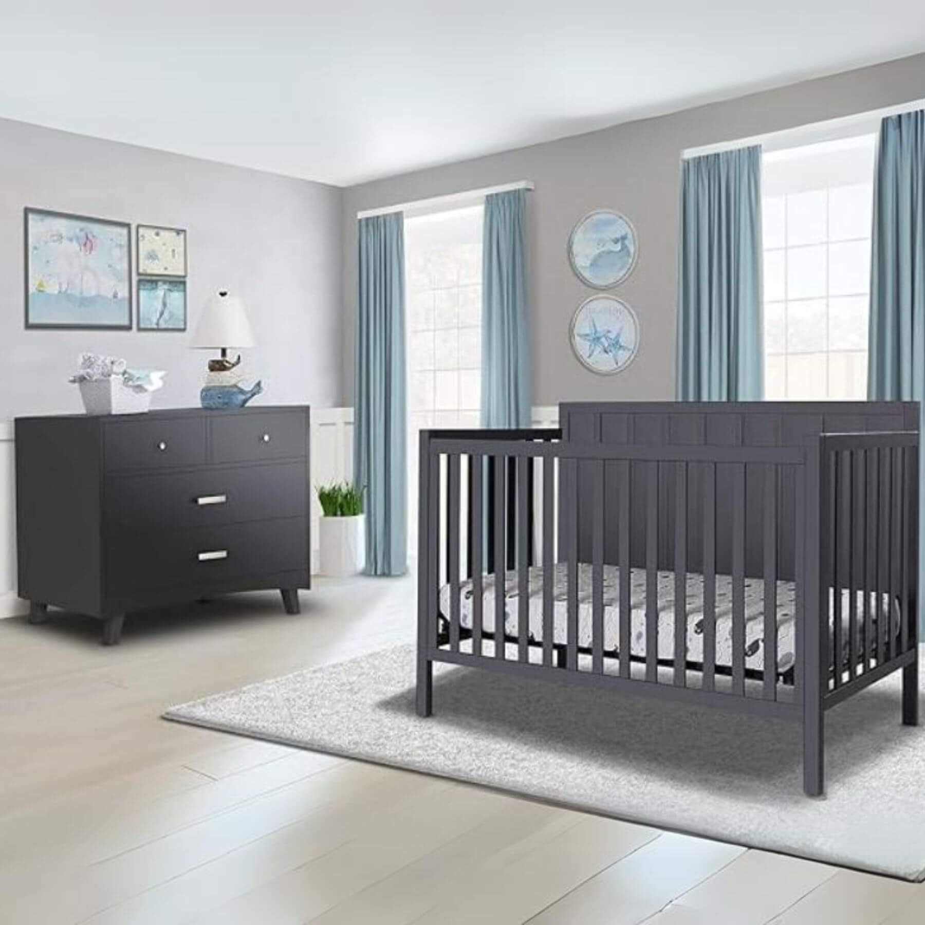 Sorelle Soho 4 Drawer Dresser Midnight - Lifestyle