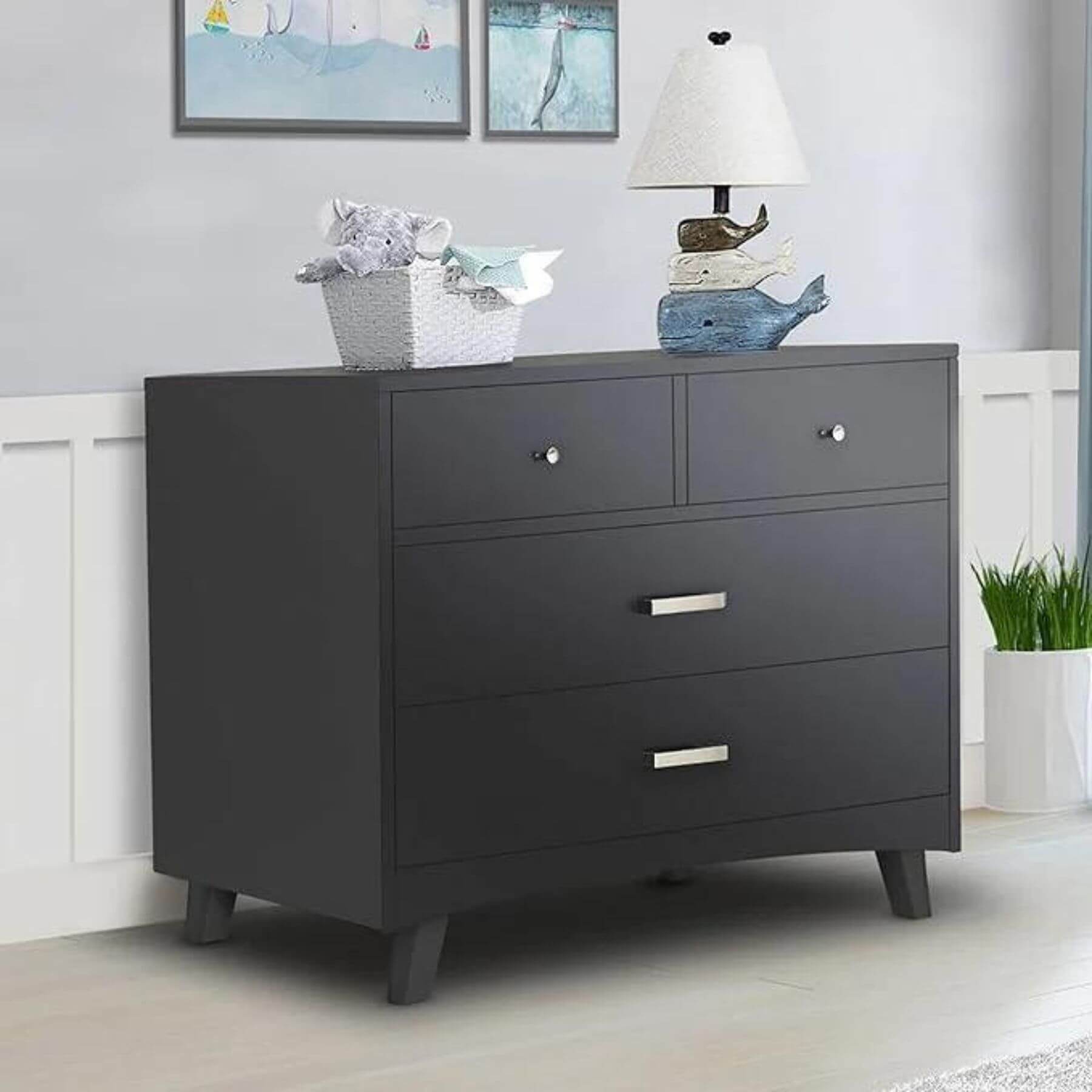Sorelle Soho 4 Drawer Dresser Midnight - Lifestyle