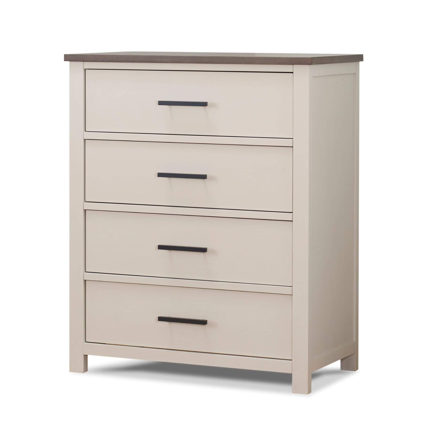 Sorelle Westley 4 Drawer Dresser Chocolate Bisque