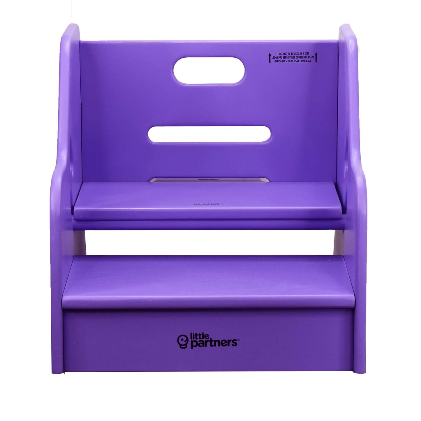 Front View of Little Partners StepUp Step Stool Lilac