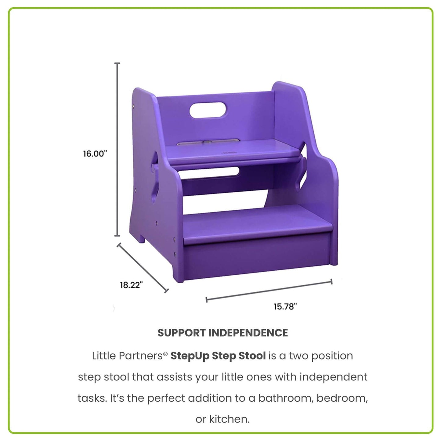 Little Partners StepUp Step Stool Lilac