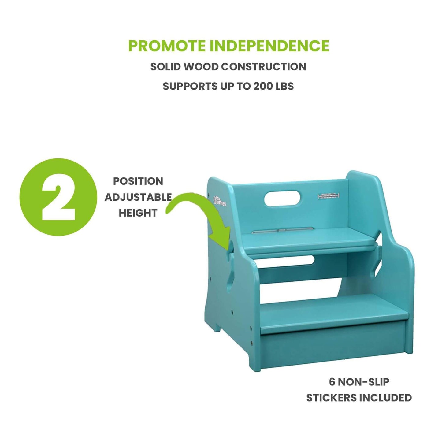 Little Partners StepUp Step Stool Turquois