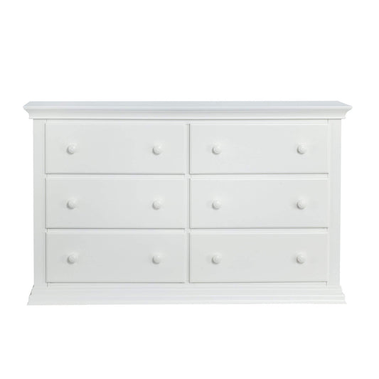 Suite Bebe Universal 6 Drawer Dresser White