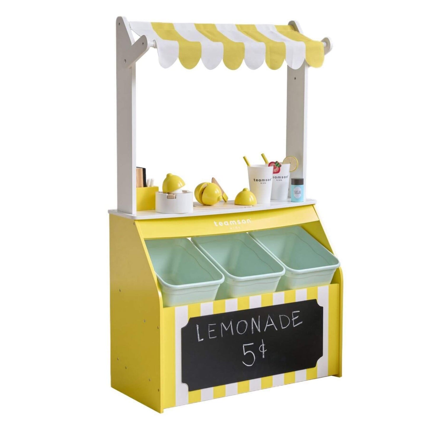 Teamson Sunny Citrus Lemonade Stand Playset