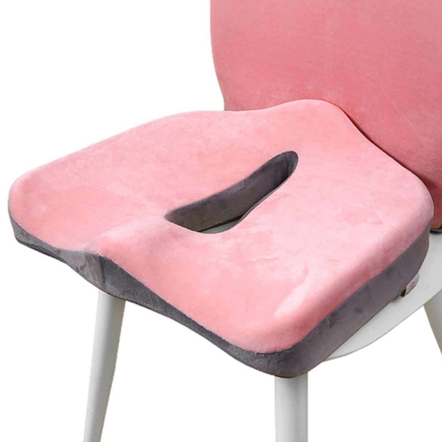 Sunveno Memory Foam Seat Cushion on a chair with a white background