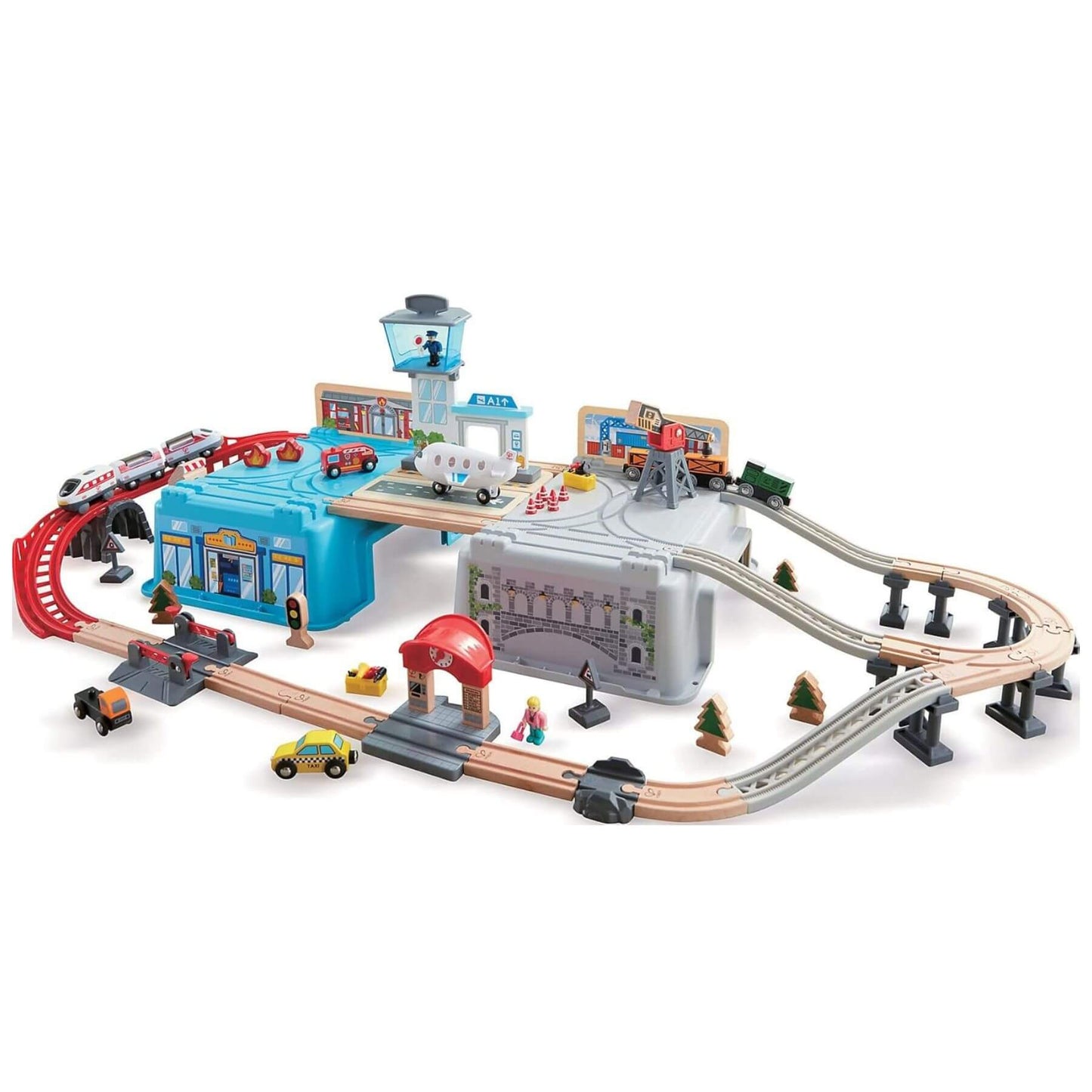 Hape Super Cityscape Transport Bucket Set