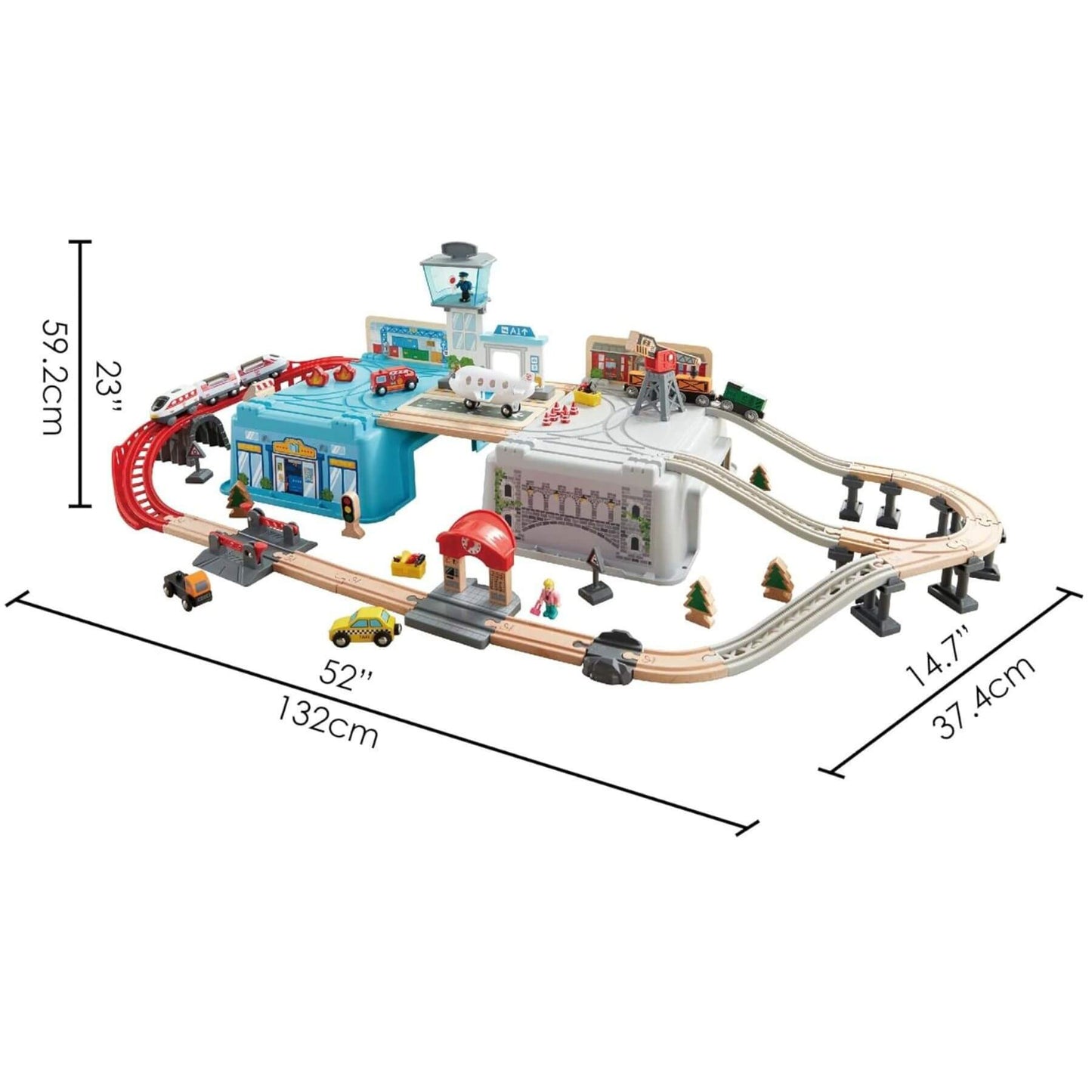 Hape Super Cityscape Transport Bucket Set
