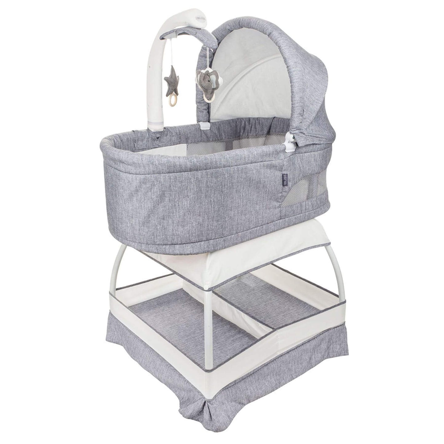 TruBliss Sweetli Nurture Bassinet Grey Melange