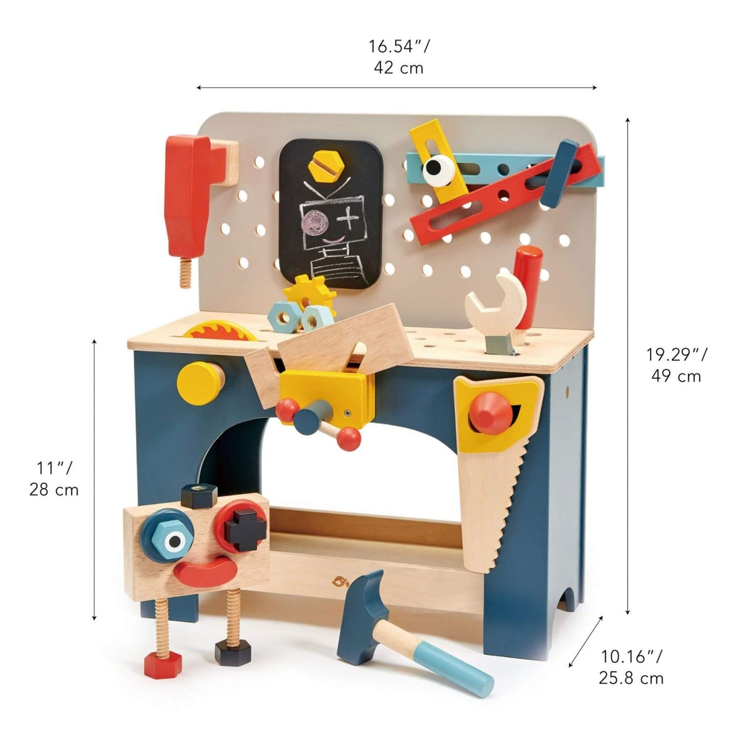 Tender Leaf Table Top Tool Bench and measurements