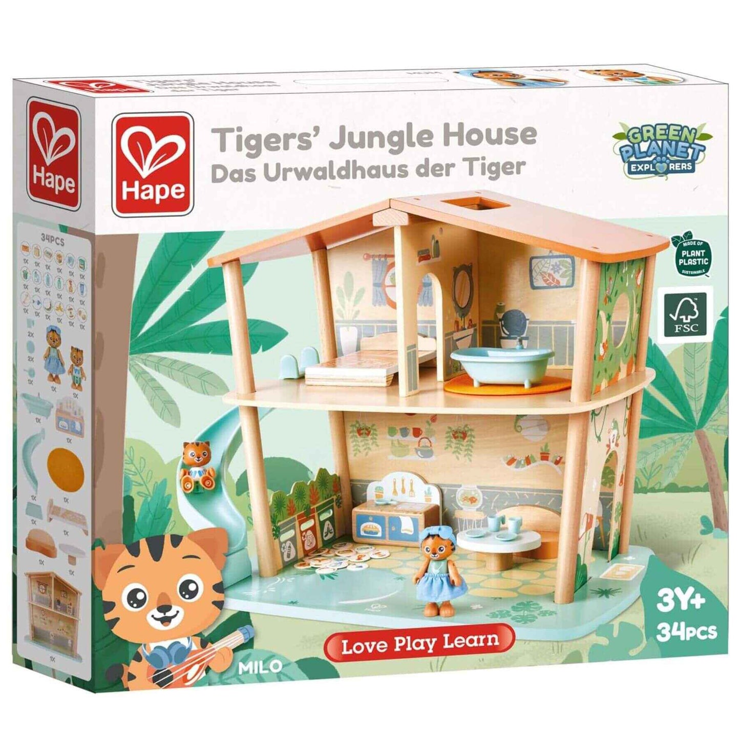 Packaged Hape Tigers’ Jungle House