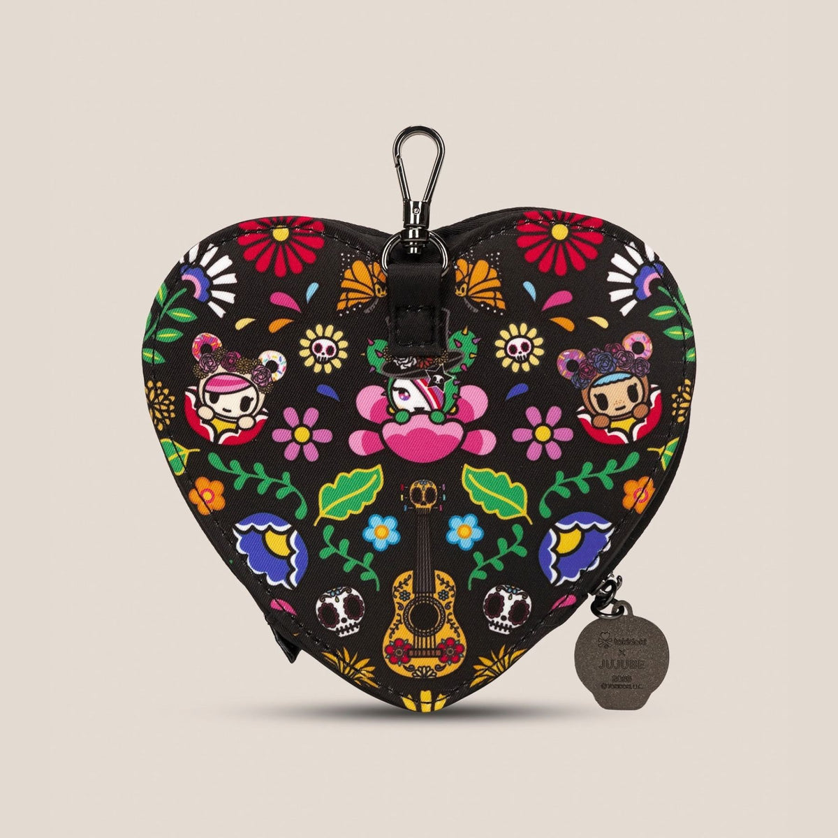 tokidoki Heart Mini Bag Clip-On Pouch Accessory – Dia de los Muertos