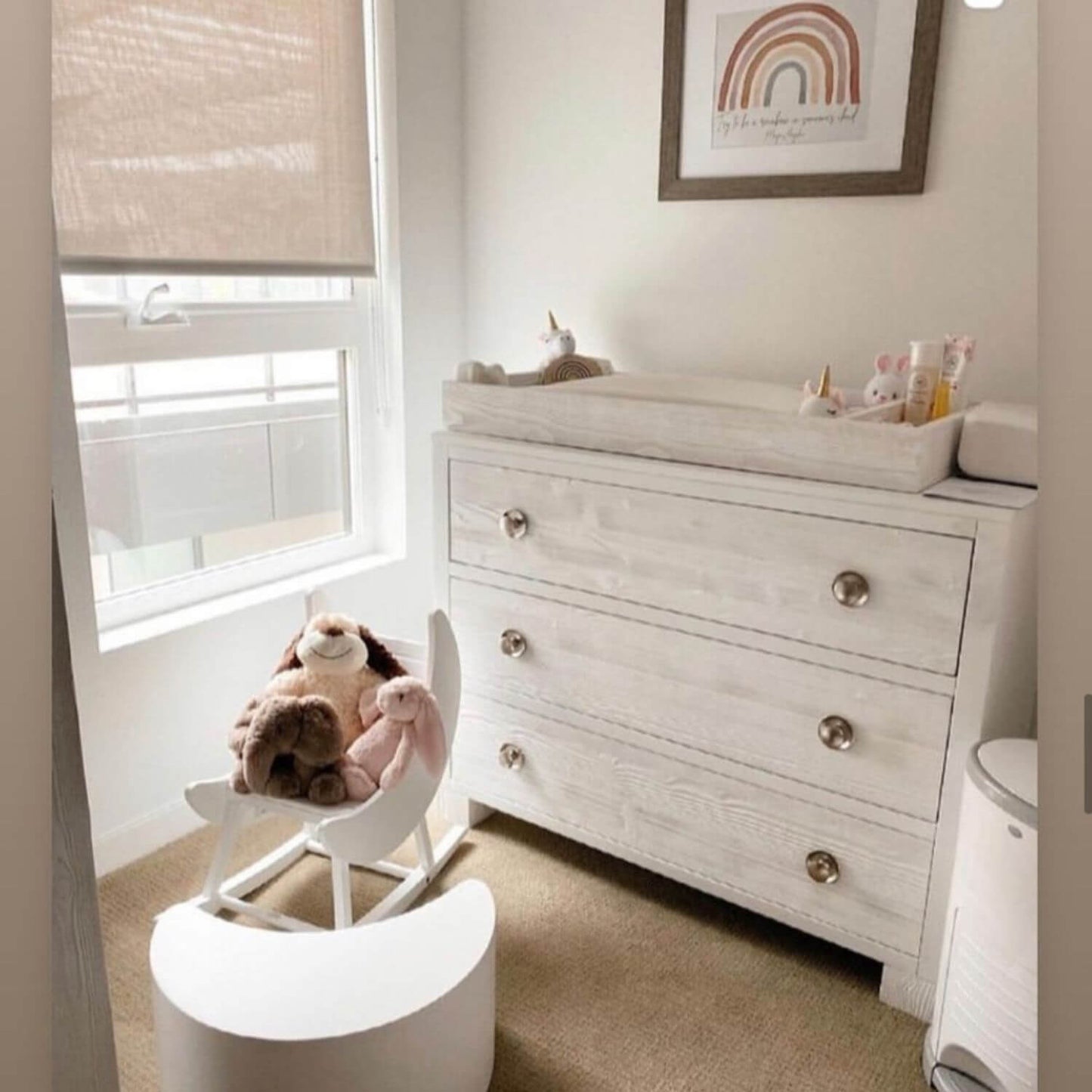 Milk Street Baby True Changer Tray Snowstorm - Lifestyle
