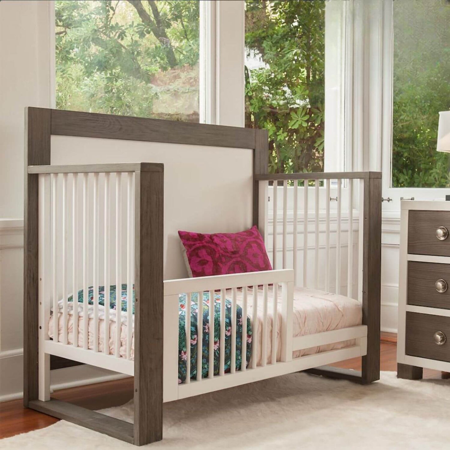 Milk Street Baby True 4-in-1 Convertible Crib Mud with Snow - Lifestyle