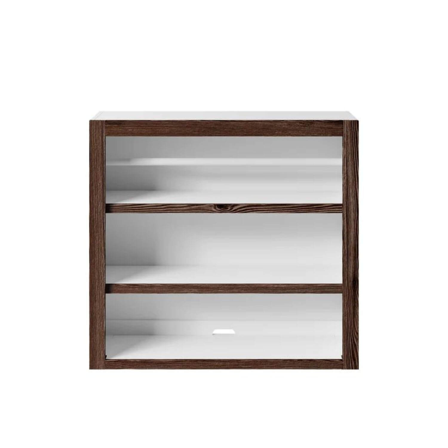 Milk Street Baby True Hutch/Bookcase Mud with Snow