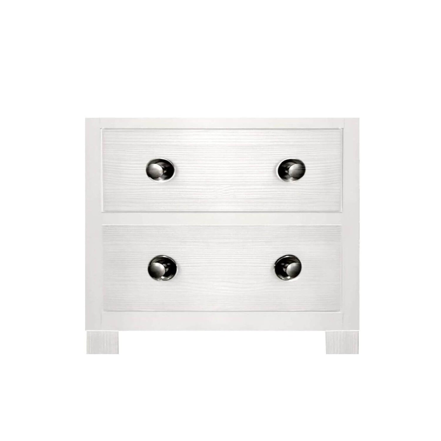 Milk Street Baby True 2 Drawer Nightstand Snowstorm