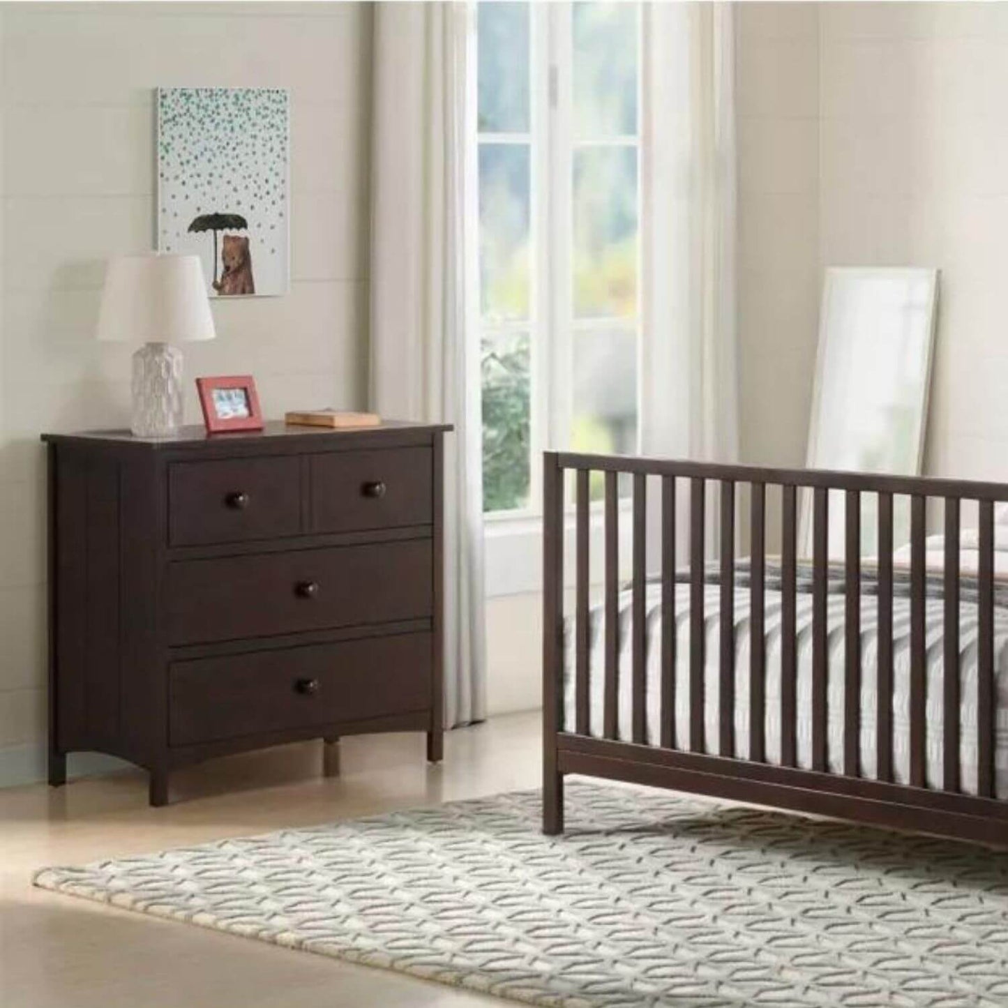 Oxford Baby Universal RTA 3-Drawer Dresser | Espresso