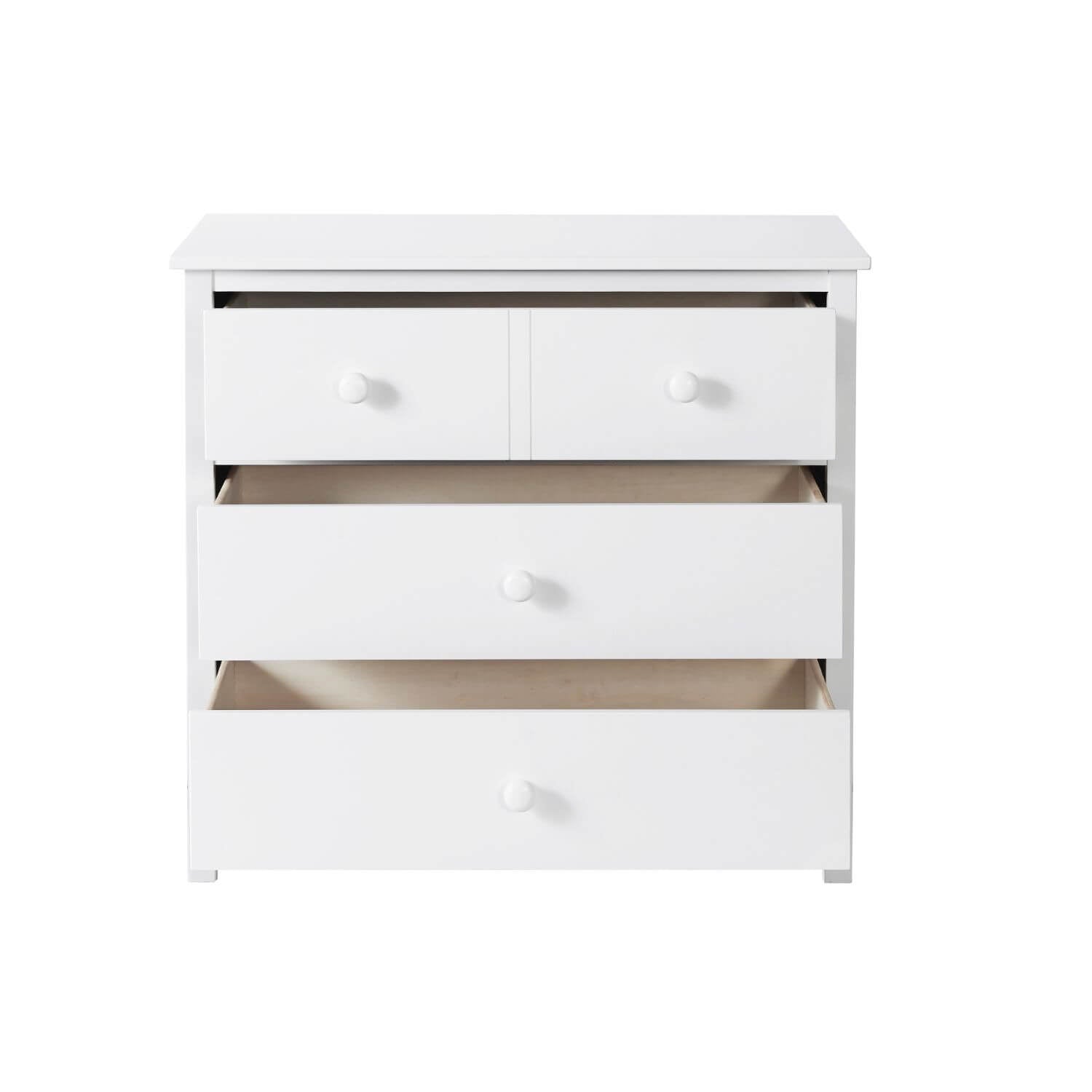 Oxford Baby Universal RTA 3-Drawer Dresser | Snow White