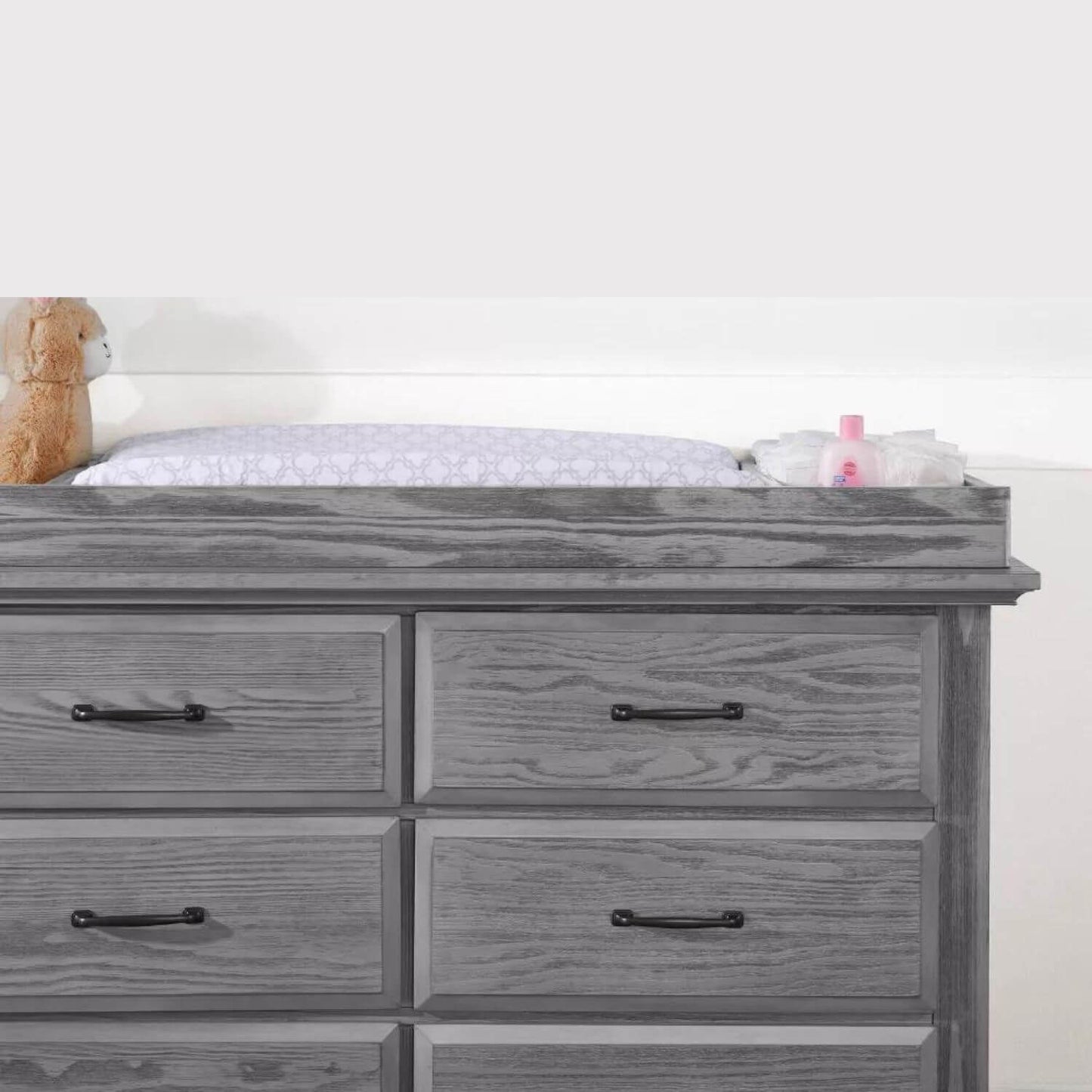 Oxford Baby Universal Changing Topper | Graphite Gray