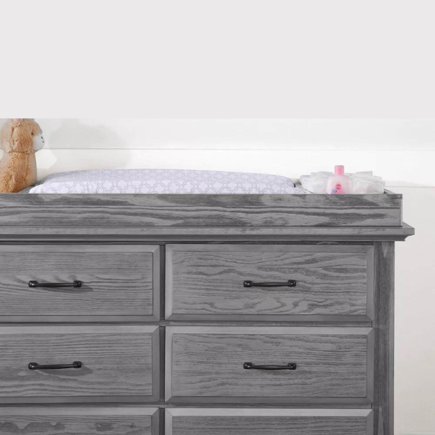 Oxford Baby Universal Changing Topper | Graphite Gray