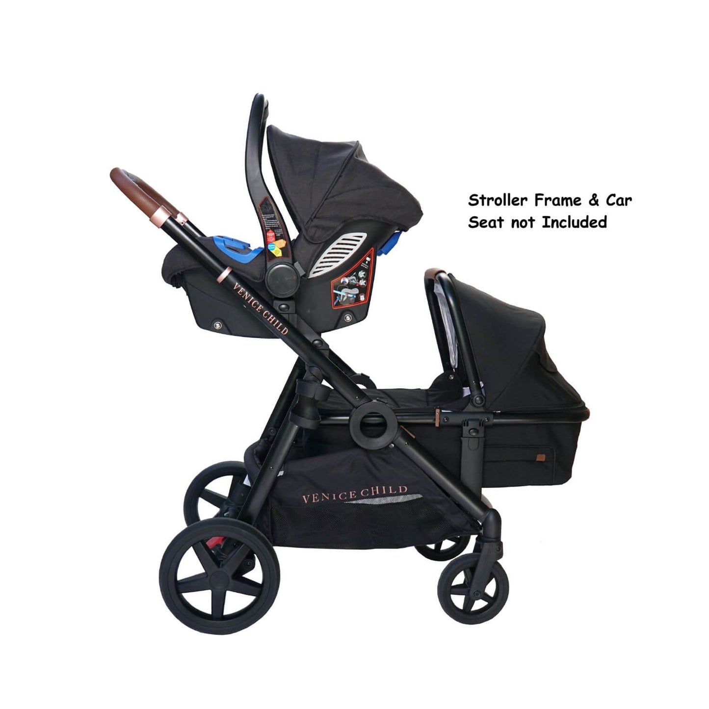 Venice Child Ventura Stroller Stand-Alone Bassinet | Midnight