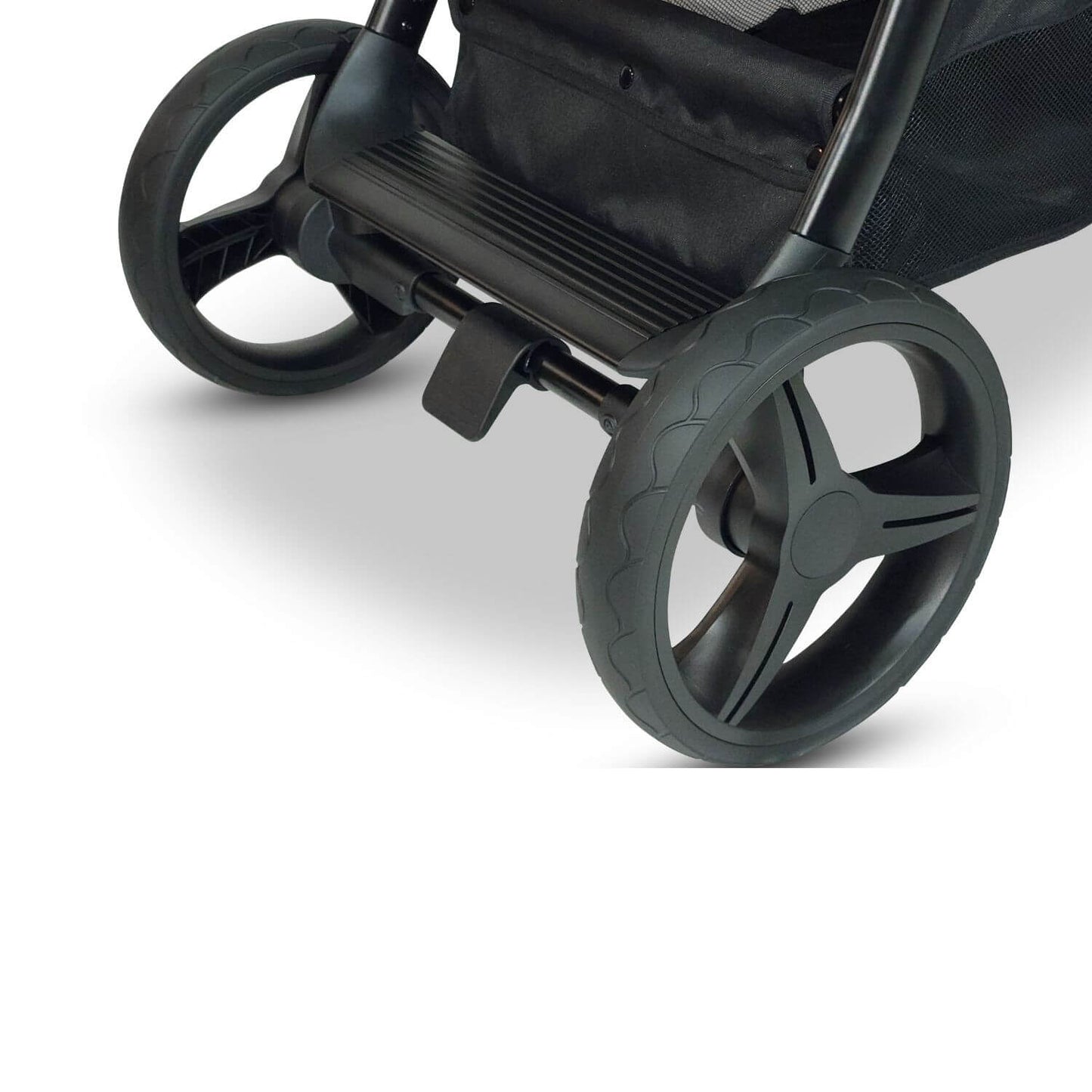 Venice Child Ventura Single to Double Stroller & Bassinet | Shadow - Wheel
