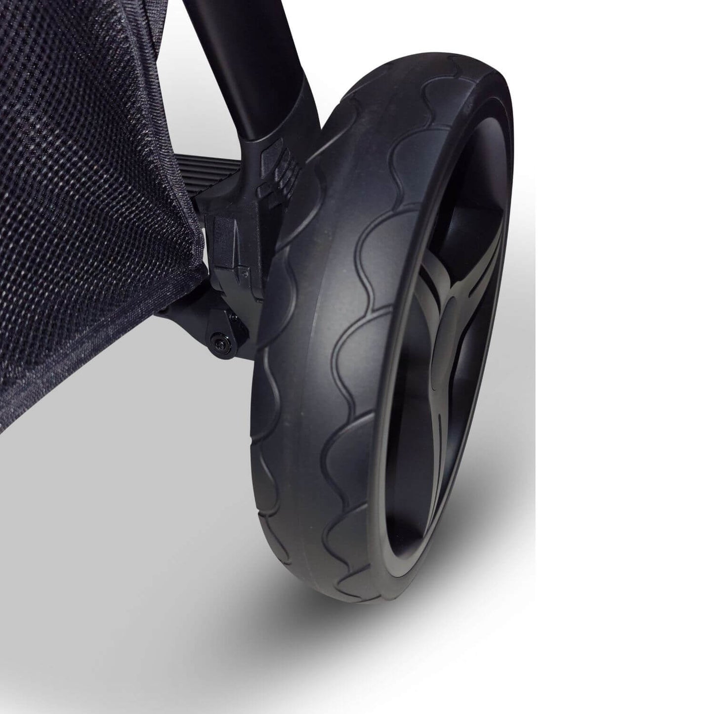 Venice Child Ventura Single to Double Stroller & Bassinet | Shadow - Wheel
