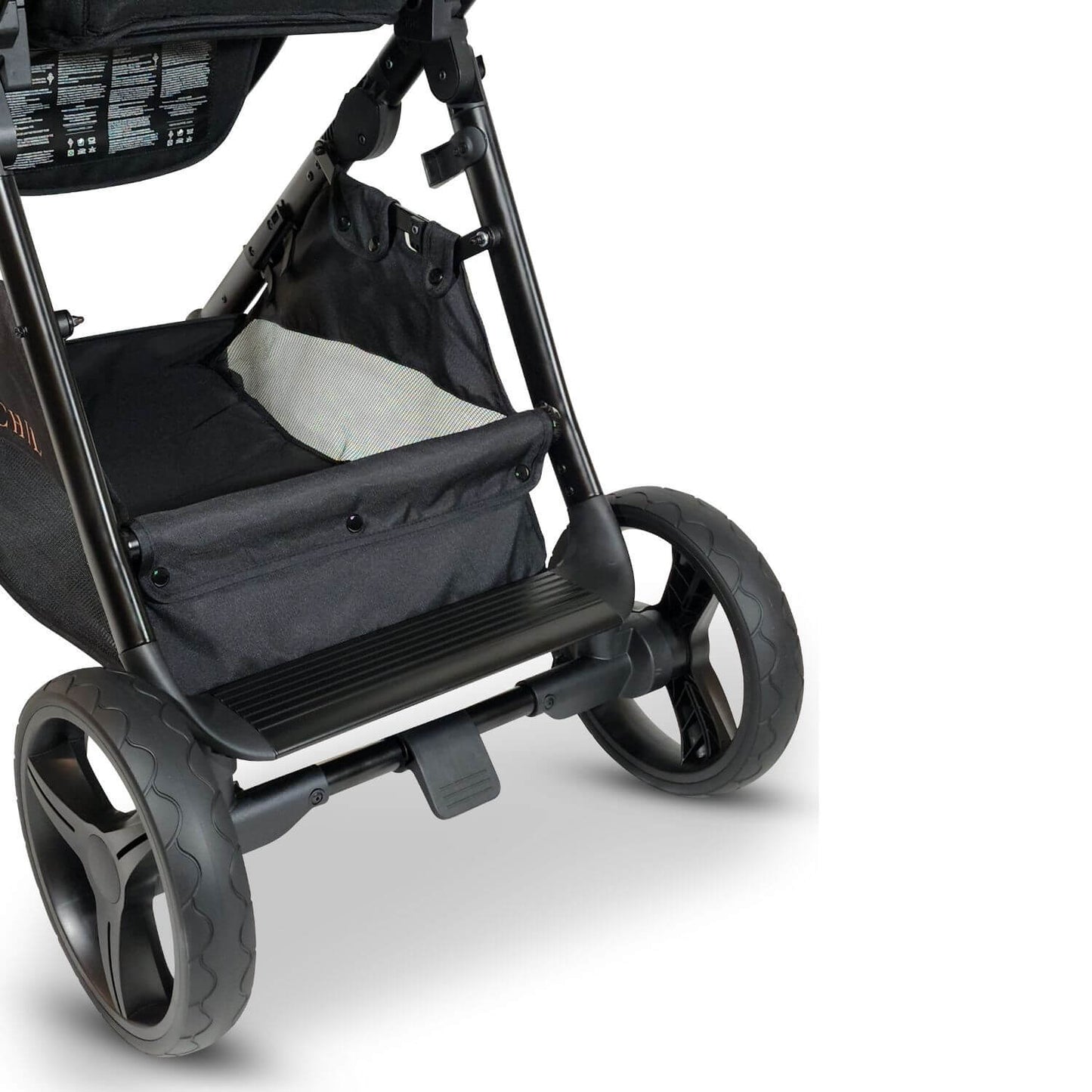 Venice Child Ventura Single to Double Stroller & Bassinet | Shadow - Detail
