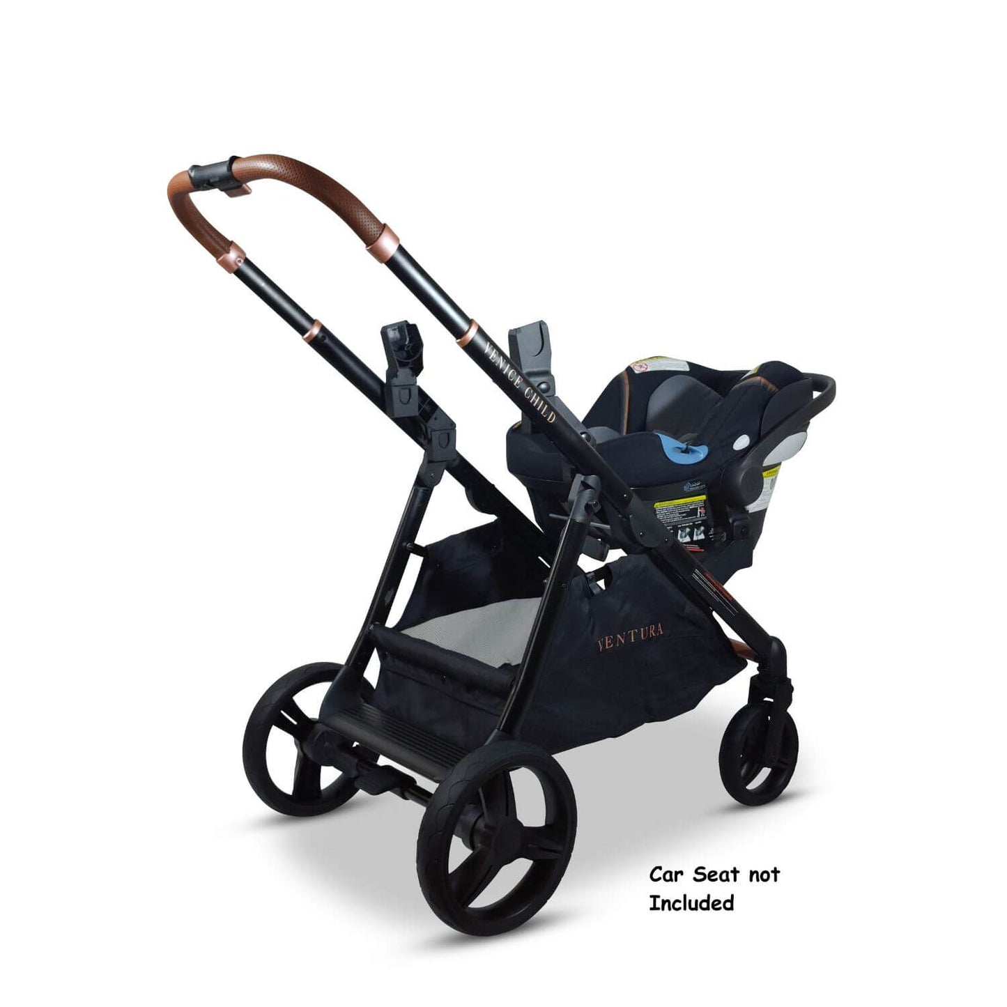 Venice Child Ventura Single to Double Stroller & Bassinet | Shadow