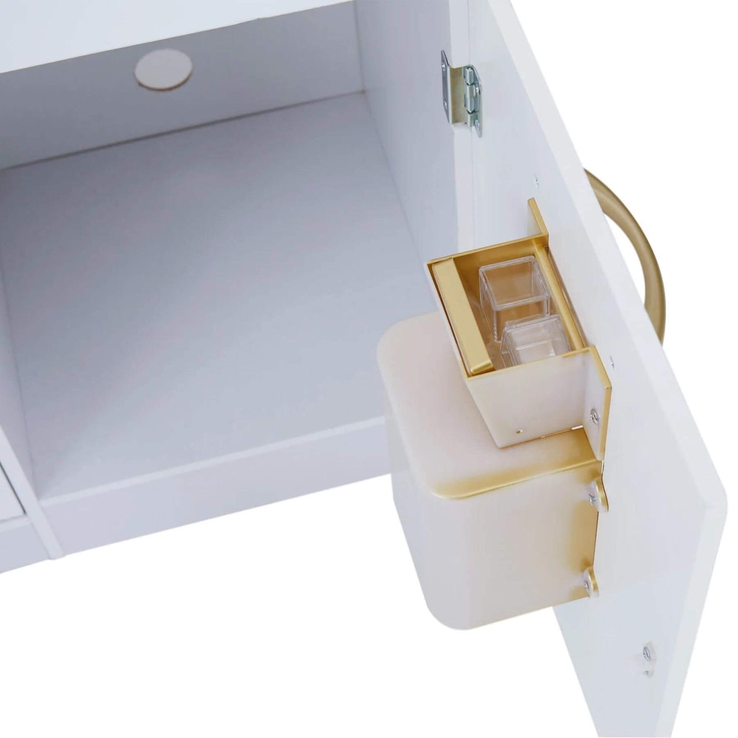 Detail of Teamson Kids Versailles Play Kitchen with Refrigerator White