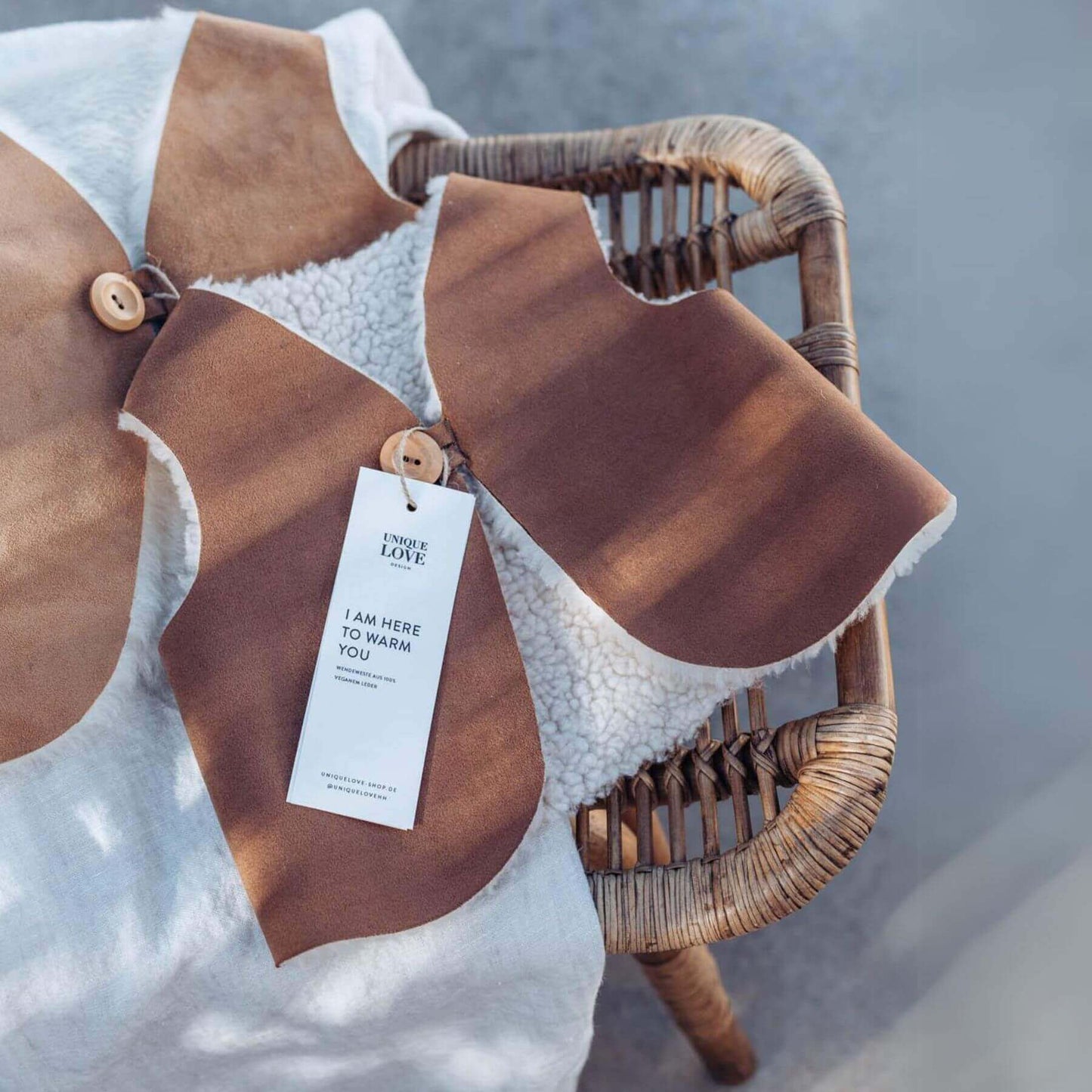 Unique Love Design Vests Vegan