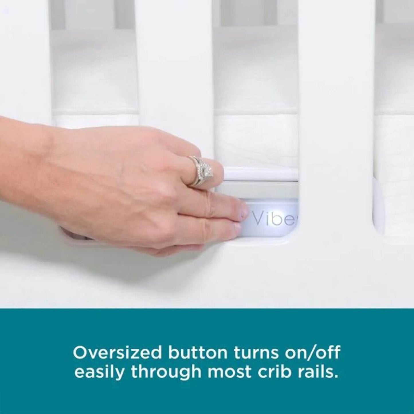 Contours Vibes 2-Stage Soothing Vibrations Crib and Toddler Mattress - Detail