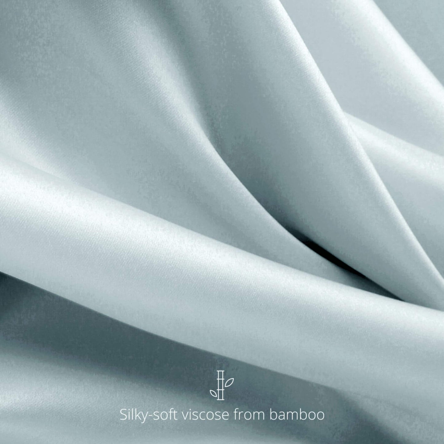 Silky-soft viscose fabric from bamboo with a subtle texture