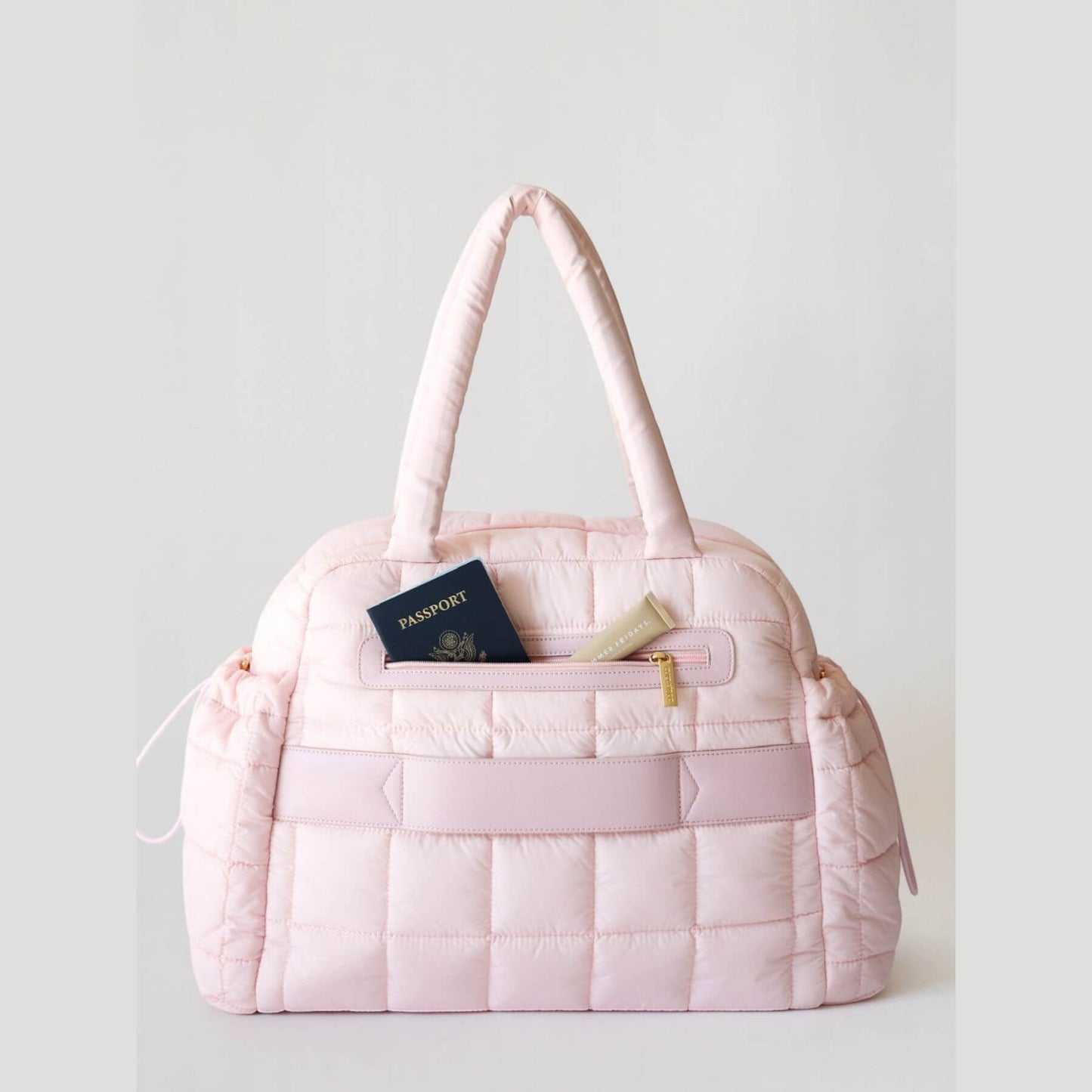 augustnoa the weekender duffle bag pink