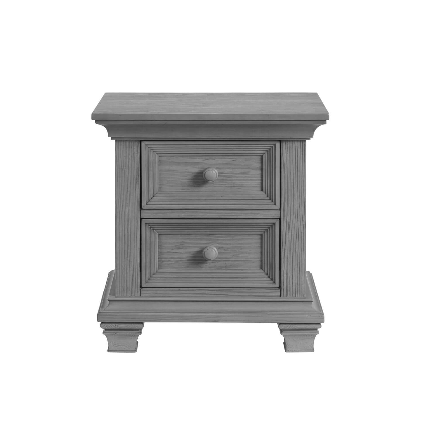 Oxford Baby Weston 2 Drawer Nightstand Dusk Gray