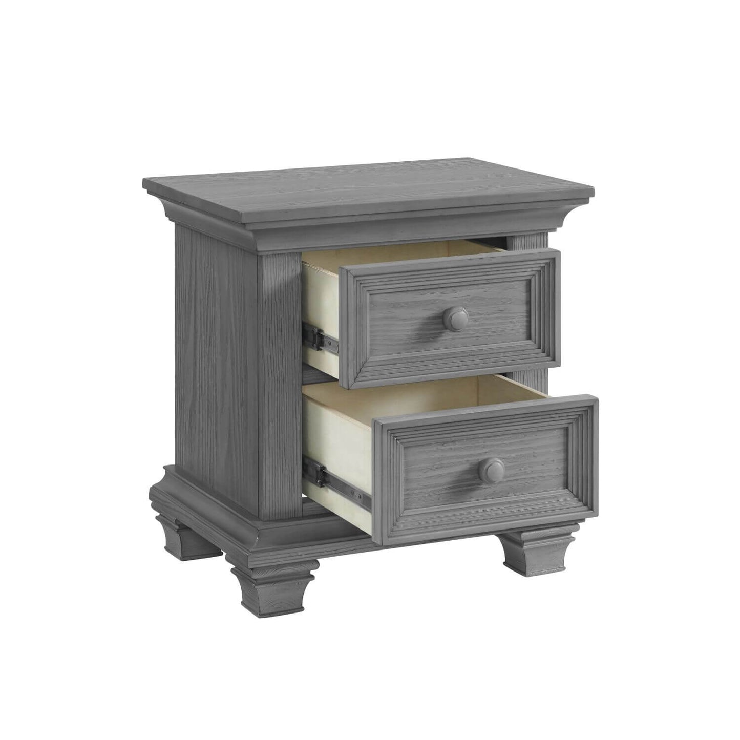 Oxford Baby Weston 2 Drawer Nightstand Dusk Gray